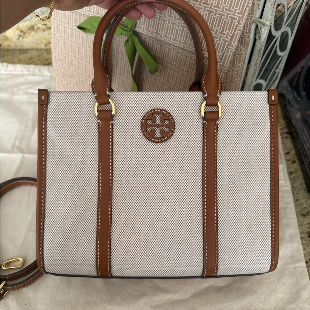 New Tory Burch small canvas tote